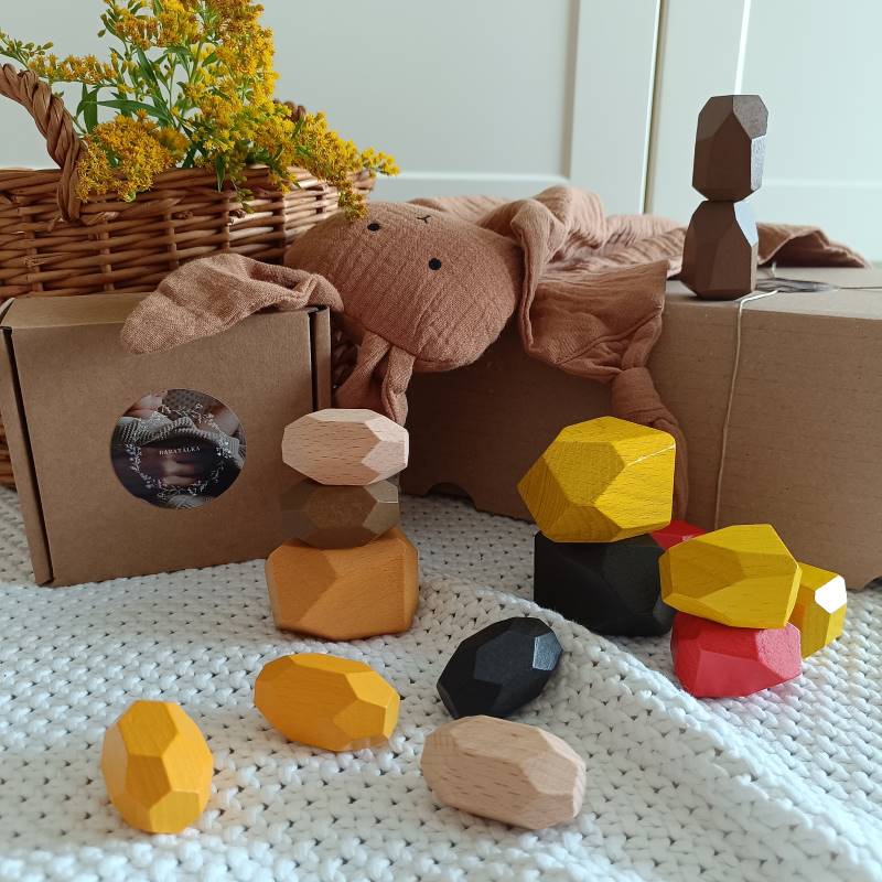 montessori építő kavics
