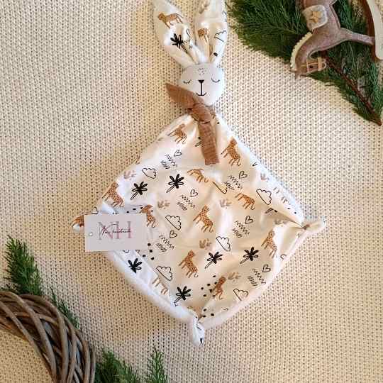 NONO HANDMADE nyuszis Szundikendő -Leon, a leopárd