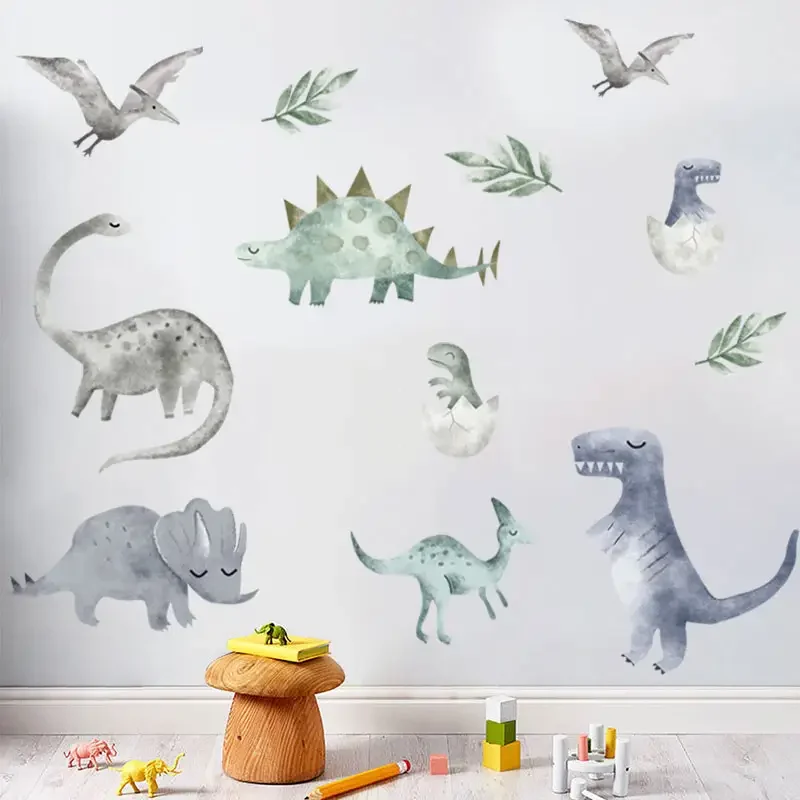 húsvéti ajándék gyerekszoba falmatrica dinoszaurusz dínós T-rex velocirapter dekorációs